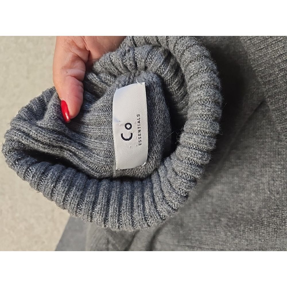 CO‎ Collection Sweater XS 100% Cashmere Relaxed Fit Knit Turtleneck Quiet Luxury - Picture 5 of 9